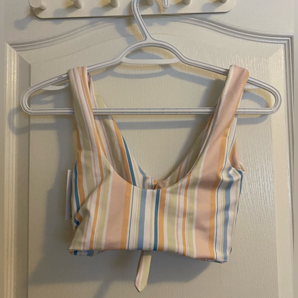 Imagine Perry Women’s Tulum Top - Rainbow Stripes - Picture 2 of 8
